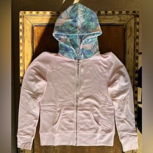 NWOT TA Tracy Anderson G.I.L.I. French Terry Zip Up Printed Hoodie Size XXS
